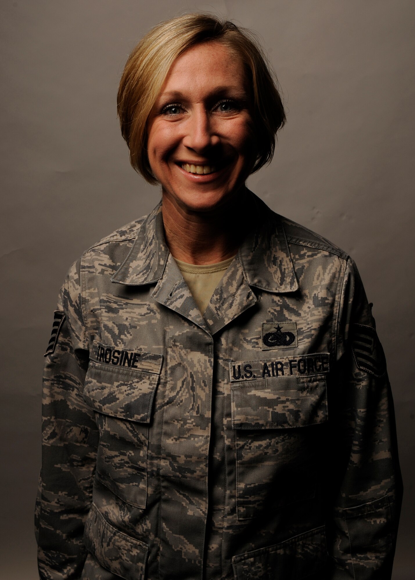 Tech. Sgt. Stacy Trosine, 92nd Logistics Readiness Squadron flight service center NCO in charge, has been selected as one of four Fairchild Air Force Base Women to be recognized during Women’s History Month. Trosine was selected based on her mentoring and physical fitness, and in particular her passion for running marathons (U.S. Air Force photo/Airman 1st Class Taylor Bourgeous)