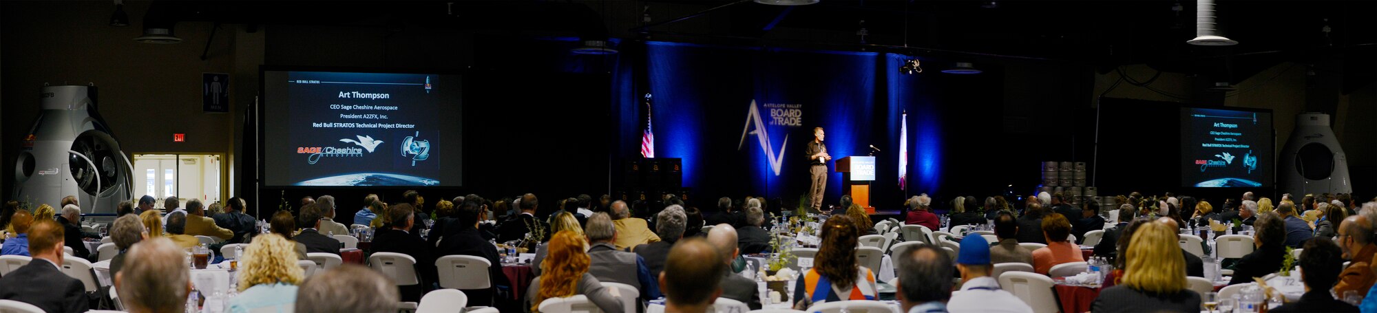 The Antelope Valley Board of Trade Conference was held in Lancaster, California, Feb. 27.(U.S. Air Force graphic by Rebecca Amber)