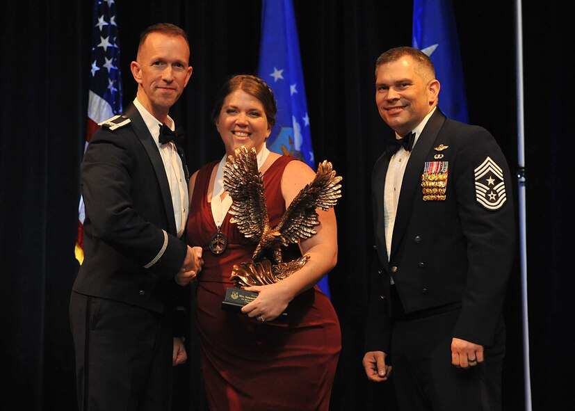Key Spouse of the Year - Mrs. Samantha Nawrocki, 2nd Aircraft Maintenance Squadron (U.S. Air Force photo/Senior Airman Joseph Raatz)