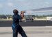 Airman 1st Class Kameron Williams, 325th Aircraft Maintenance Squadron, Tyndall Air Force Base, Fla., assistant dedicated crew chief, performs a general aircraft flight worthiness inspection on an F-22, Mar. 2, during CHUMEX at Homestead Air Reserve Base, Fla. The 482nd Fighter Wing, Homestead ARB, held a large force exercise, CHUMEX, bringing together multiple units and aircraft for training focused on teamwork and real-world combat scenarios. (U.S. Air Force photo by Staff Sgt. Jaimi L. Upthegrove)