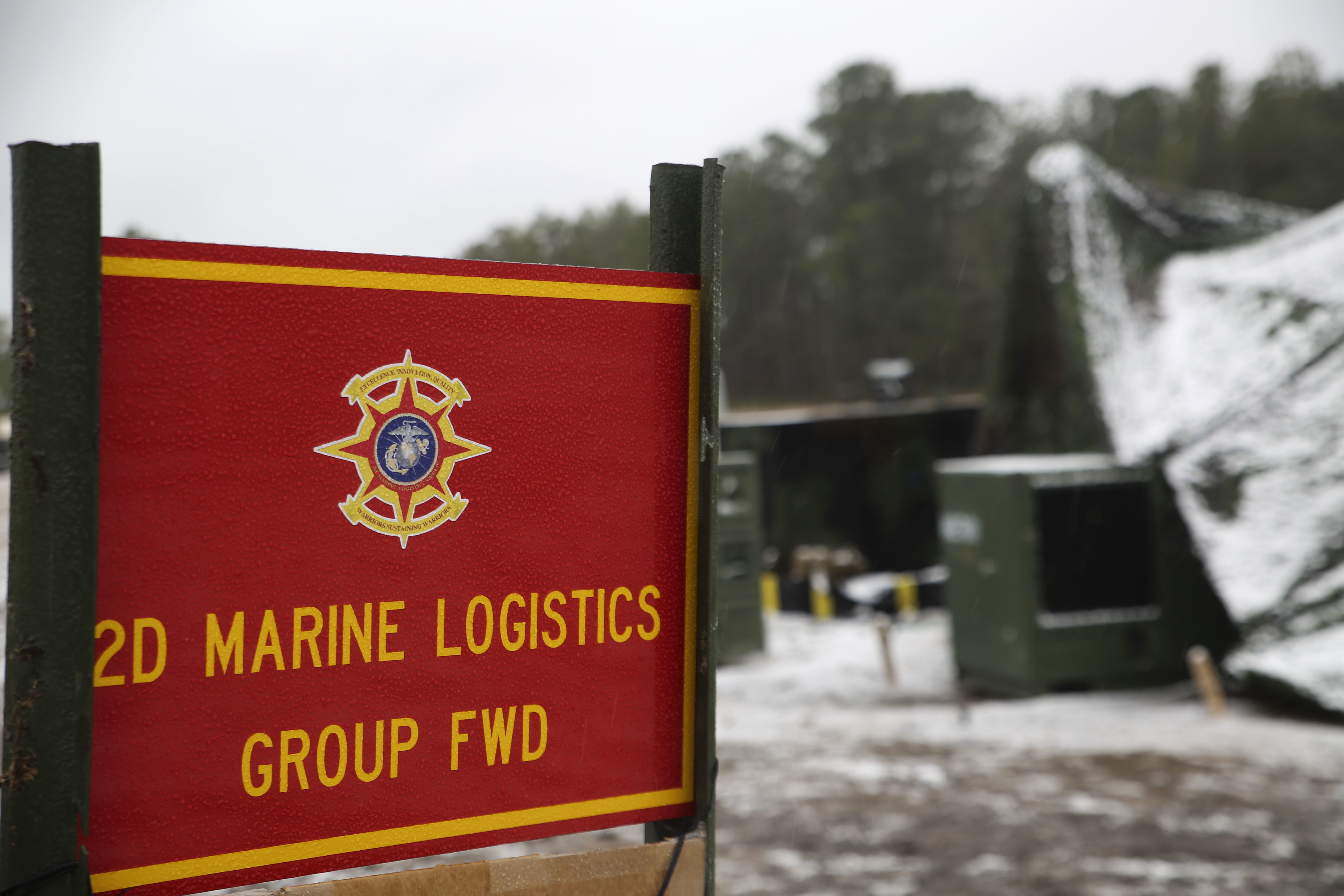 2nd Marine Logistics Group endures the cold during CPX > II Marine