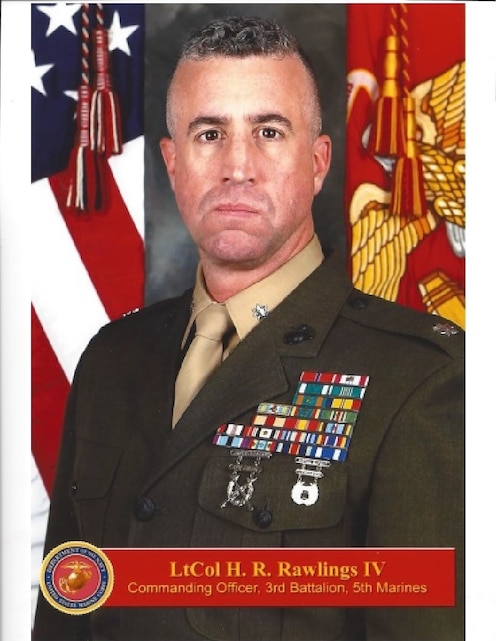 Lieutenant Colonel Rawlings > 1st Marine Division > Biography