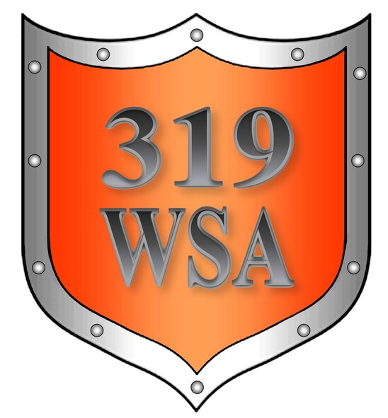 Official shield of 319th Wing Staff Agencies in RGB full color. Image created using Adobe Photo Shop CS4 software. In accordance with Chapter 3 of AFI 84-105, commercial reproduction of this emblem is NOT permitted without the permission of the proponent organizational/unit commander. (U.S. Air Force graphic/Staff Sgt. Luis Loza Gutierrez)