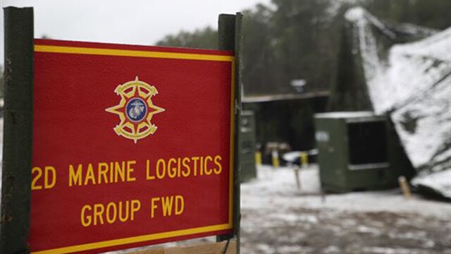 2nd Marine Logistics Group endures the cold during CPX