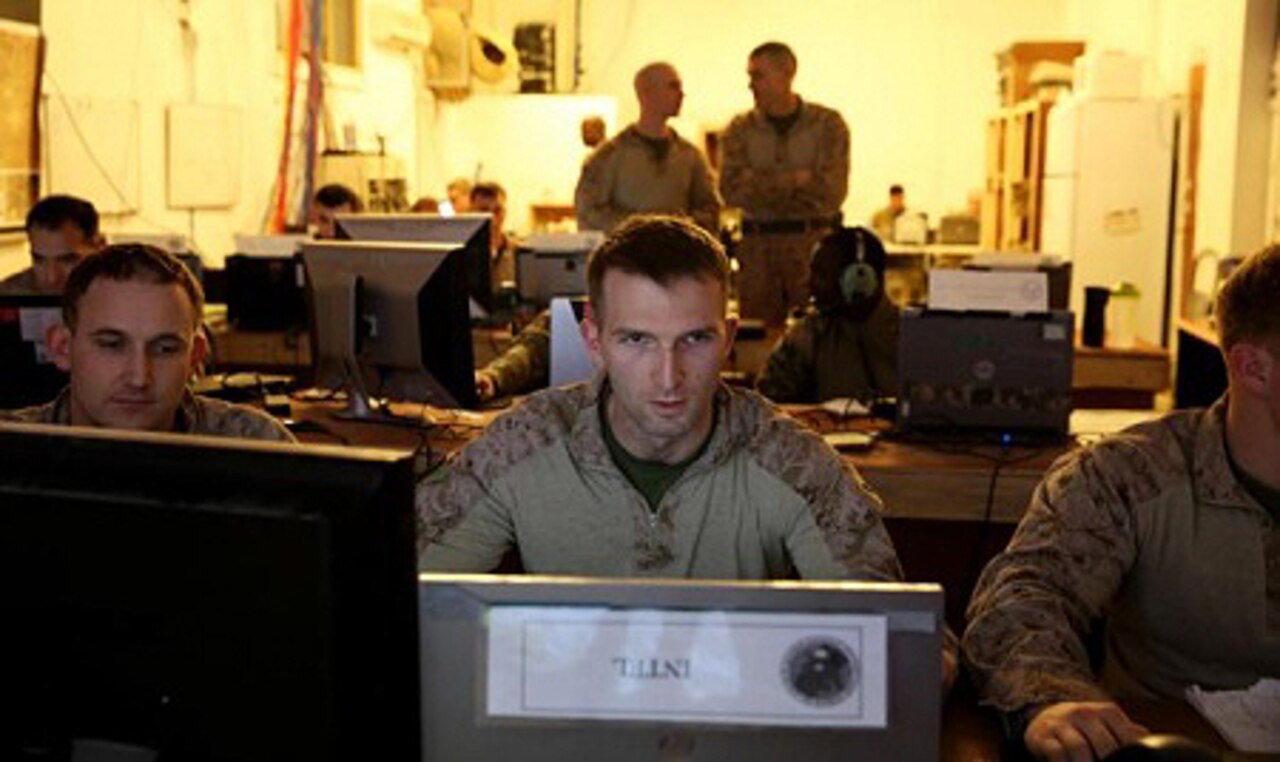 U.S. Marines with Task Force Al Asad help advise and assist Iraqi security forces during ongoing ground operations in Iraq’s Anbar province, March 4, 2015. U.S. and coalition forces work closely with Iraqi forces to build military capability and capacity through training in small-unit tactics, sustainment improvement and air-ground integration. U.S. Marine Corps photo