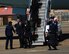 Col. Andrea Tullos, 42nd Air Base Wing commander, greets President Barack Obama and the first family as they depart Air Force One, March 7, 2015, Maxwell Air Force Base, Alabama. The president and his family flew into Maxwell before boarding Marine One for Selma, Alabama, where he gave a speech to commemorate the 50th anniversary of ‘Bloody Sunday,’ when civil rights demonstrators were attacked by policemen. (U.S. Air Force photo by Airman 1st Class Alexa Culbert)