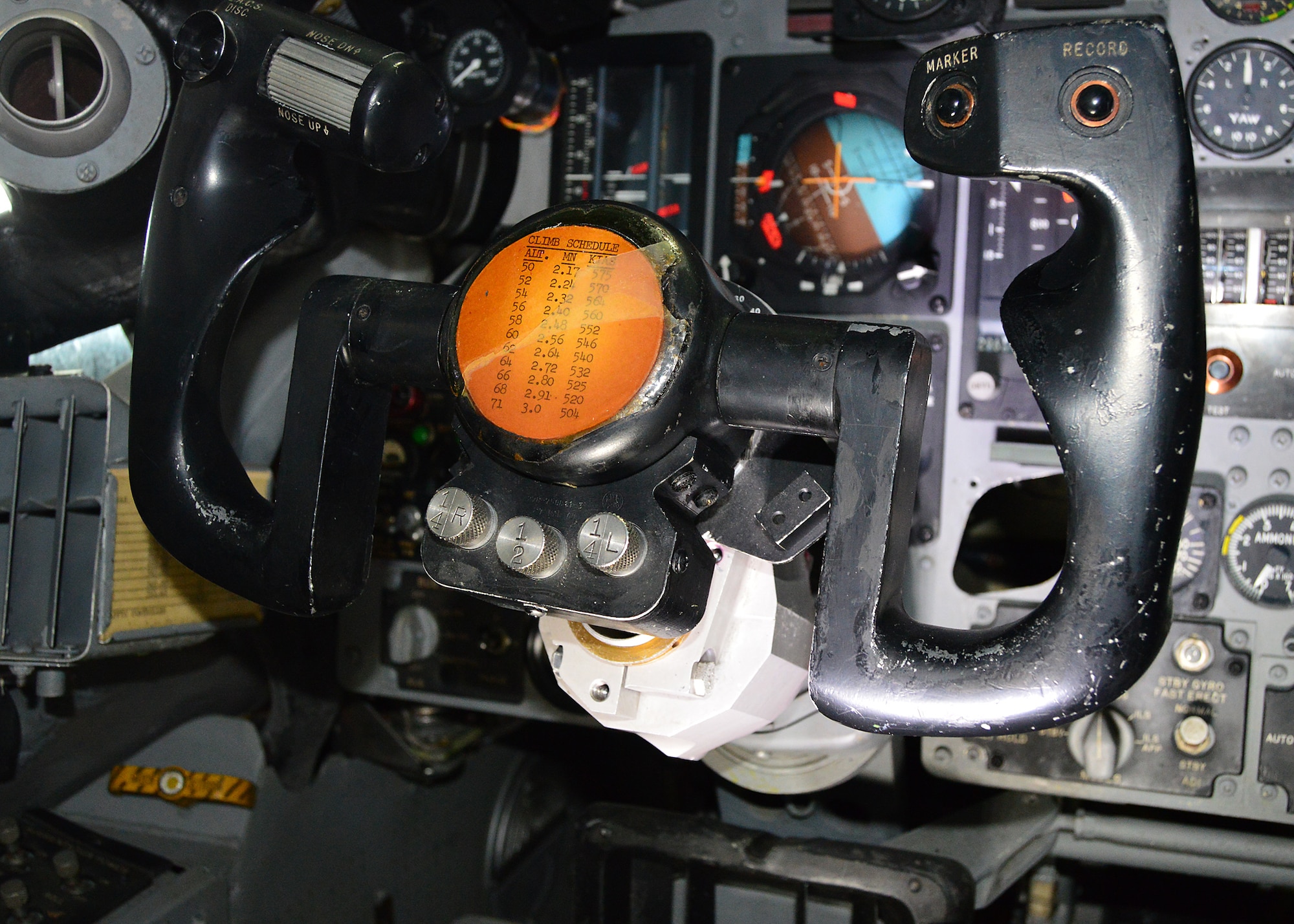 DAYTON, Ohio - North American XB-70 cockpit at the National Museum of the U.S. Air Force. (U.S. Air Force photo by Ken LaRock) 


