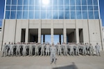 Colorado Air National Guard 140th Civil Engineer Squadron, 140th Wing, group photo. The 140th CES received the 2014 Air National Guard William L. Deneke Award and the 2014 Society of American Military Engineers Curtin Award.
