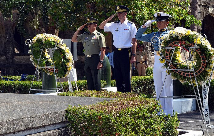 File photo on 70th Commemoration Retaking Island by Allies.  