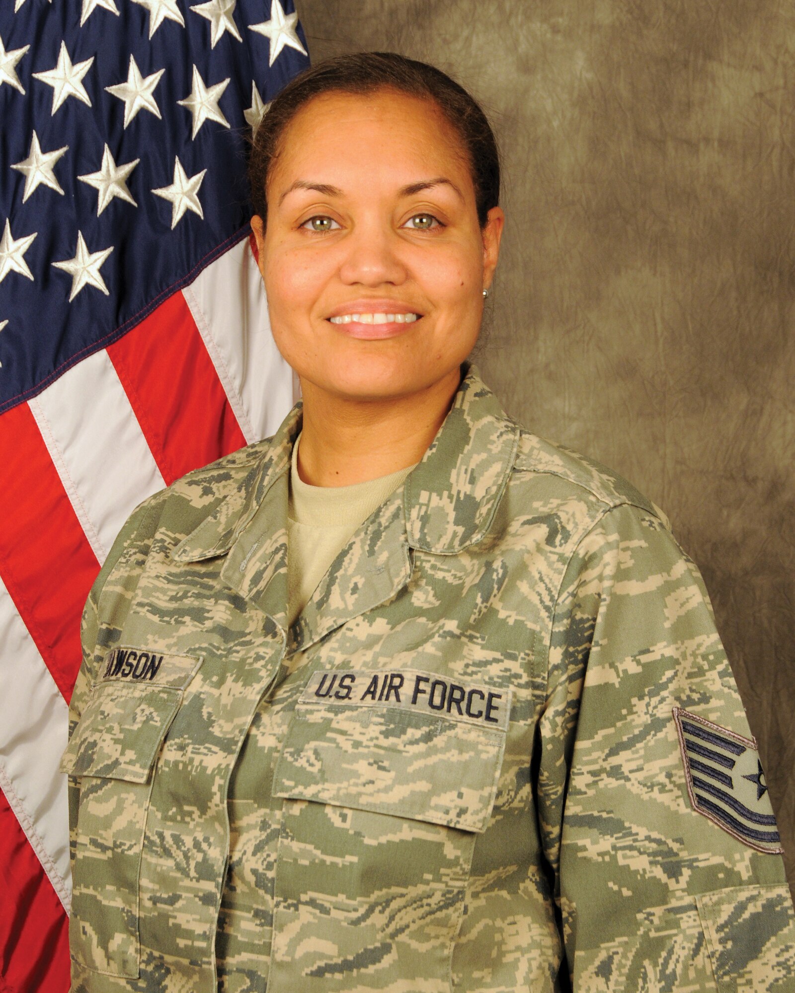 WRIGHT-PATTERSON AIR FORCE BASE, Ohio - Tech. Sgt. Tiffany Lawson, 445th Airlift Wing equal opportunity advisor, is the 445th Airlift Wing NCO of the Quarter, first quarter. (U.S. Air Force photo/Tech. Sgt. Anthony Springer)