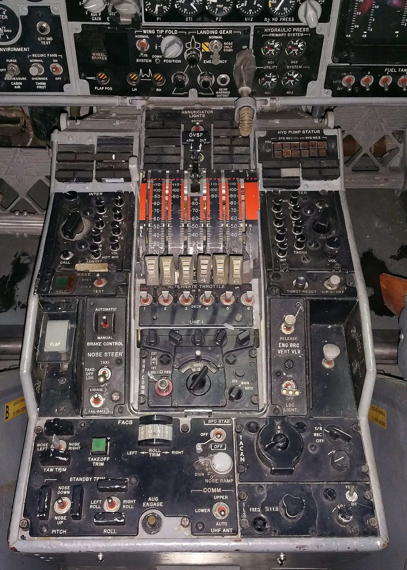DAYTON, Ohio - North American XB-70 cockpit at the National Museum of the U.S. Air Force. (U.S. Air Force photo by Ken LaRock)