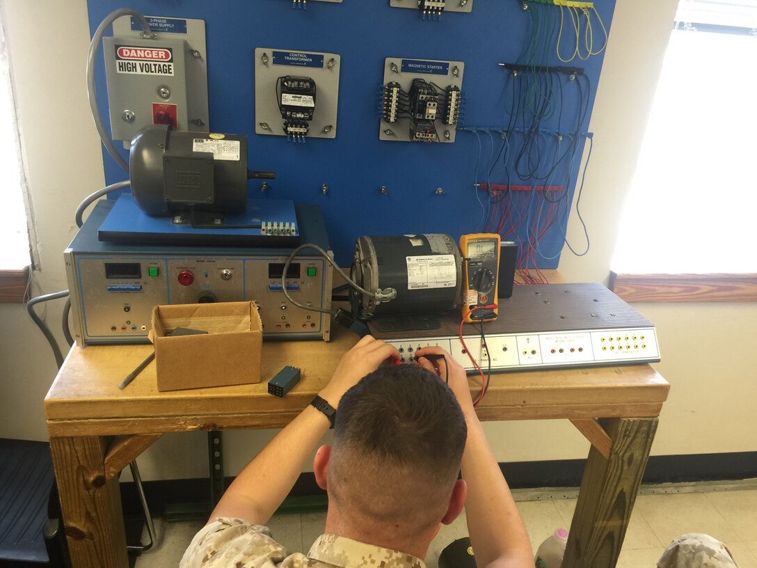 Marines conduct a practical application.