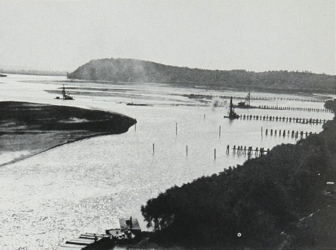 Downstream from Rock Bluff, 8 Oct. 1934