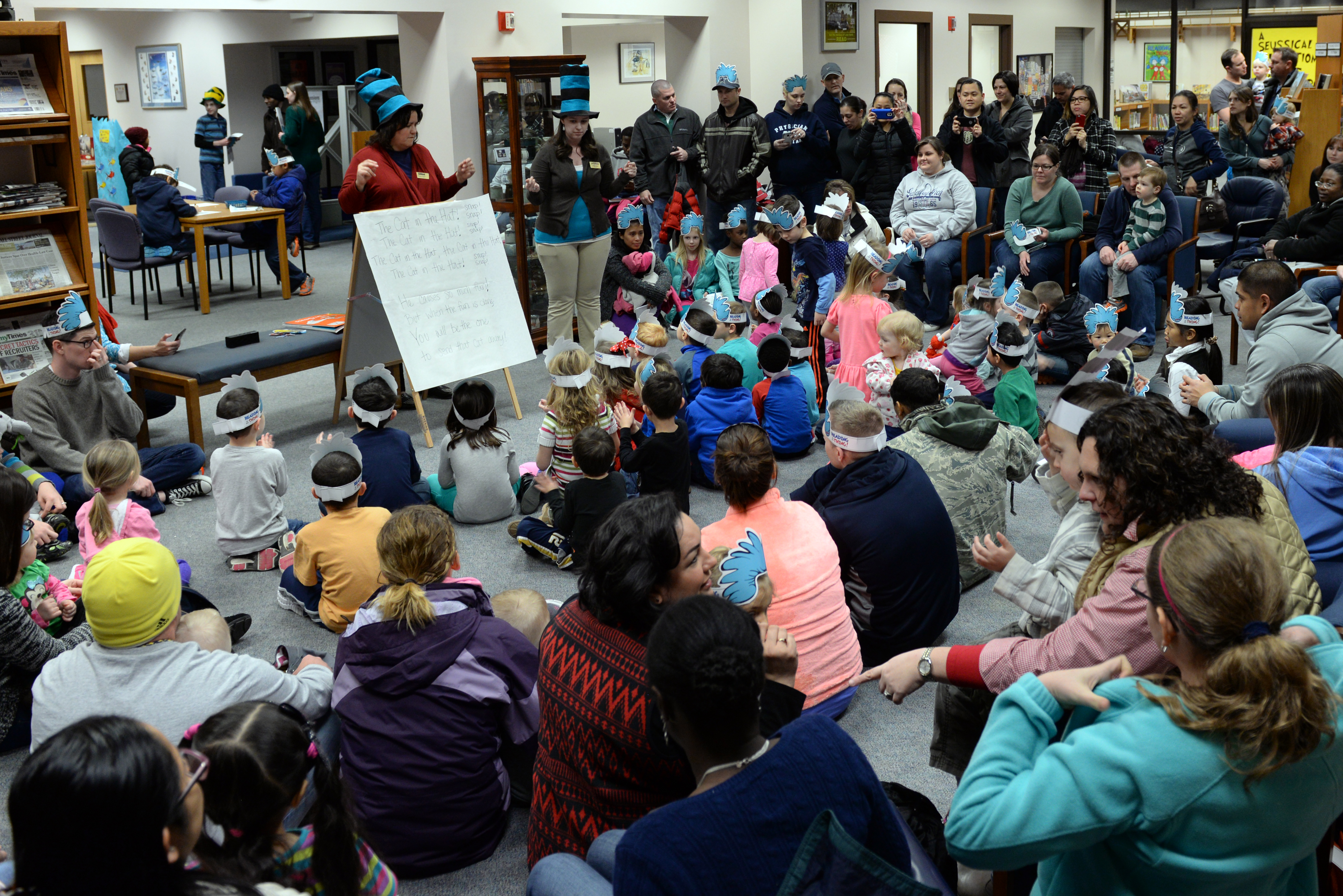 Library Hosts Dr Seuss Party