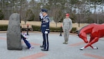 The Virginia Air National Guard’s Virginia Beach-based 203rd RED HORSE Squadron holds a memorial service March 3, 2015, at Camp Pendleton to honor 18 unit members and three Florida Army Guard aviators killed 14 years ago. The 203rd engineers and the Florida aviators from Detachment 1, 171st Aviation Battalion, were killed March 3, 2001, when the C-23 Sherpa they were flying in crashed in a cotton field near Unadilla, Ga. The 203rd members were returning home after completing a two-week military construction project at Hurlburt Field, Fla. The C-23 crash was the worst peacetime aviation disaster in the history of the National Guard, and the worst loss of life in the Virginia National Guard since World War II. (