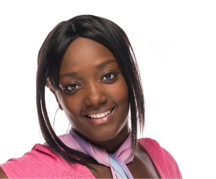 Senior Airman Trenecia Davis, an airfield management operations coordinator from the 15th Operations Support Squadron, poses for a photo during the 2015 Tops In Blue auditions on Joint Base San Antonio-Lackland Air Force Base, Texas, Feb 27, 2015. (Photo courtesy of Christopher Burch)