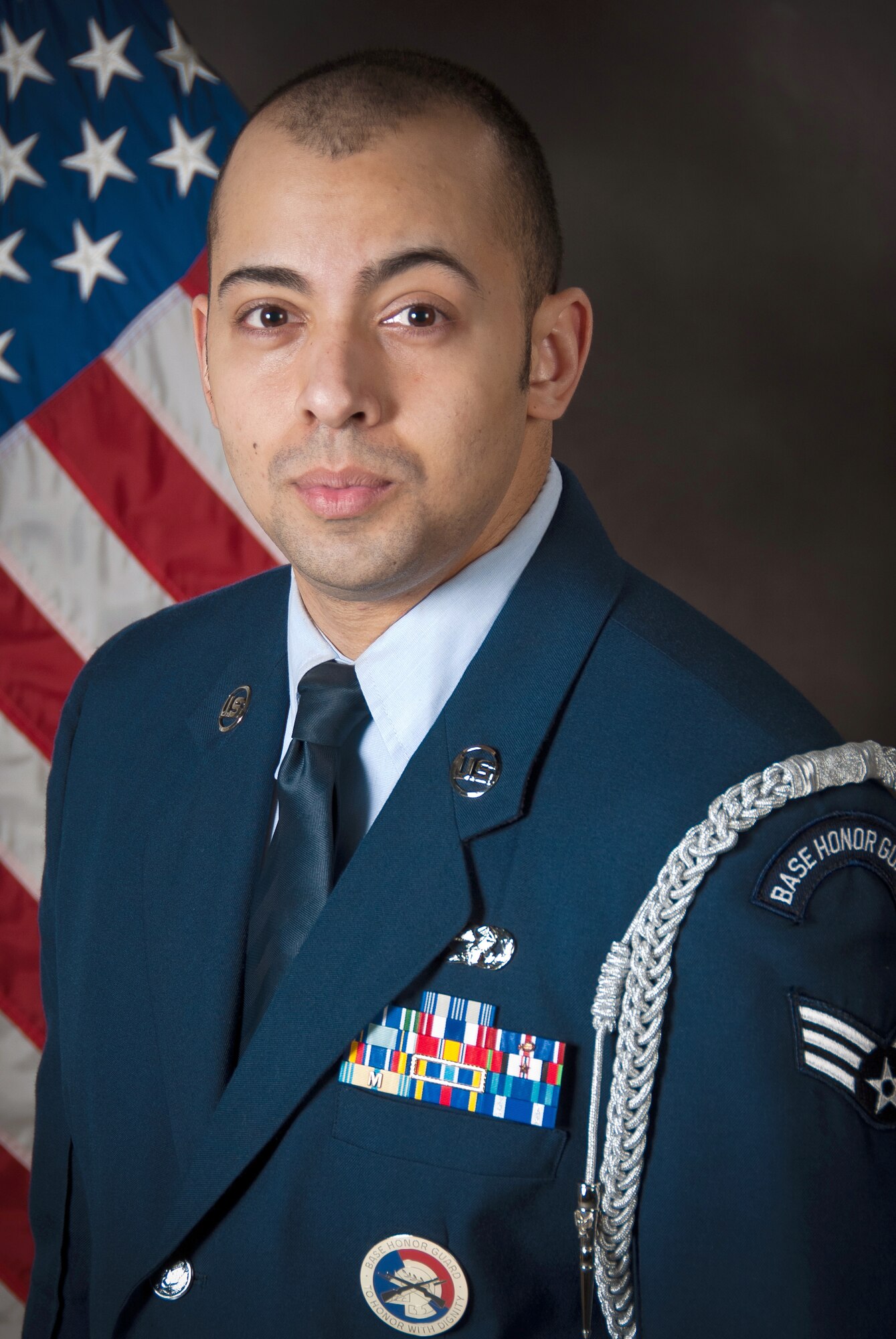 Senior Airman Jaime Rosado has been named the Kentucky Air National Guard’s 2014 Honor Guard Member of the Year. During 2014, Rosado participated in 70 Honor Guard and Color Guard events, surpassing the team average of 24. Among those events, Rosado honored the fallen at 49 military funeral details. (U.S. Air National Guard photo by Master Sgt. Philip Speck)