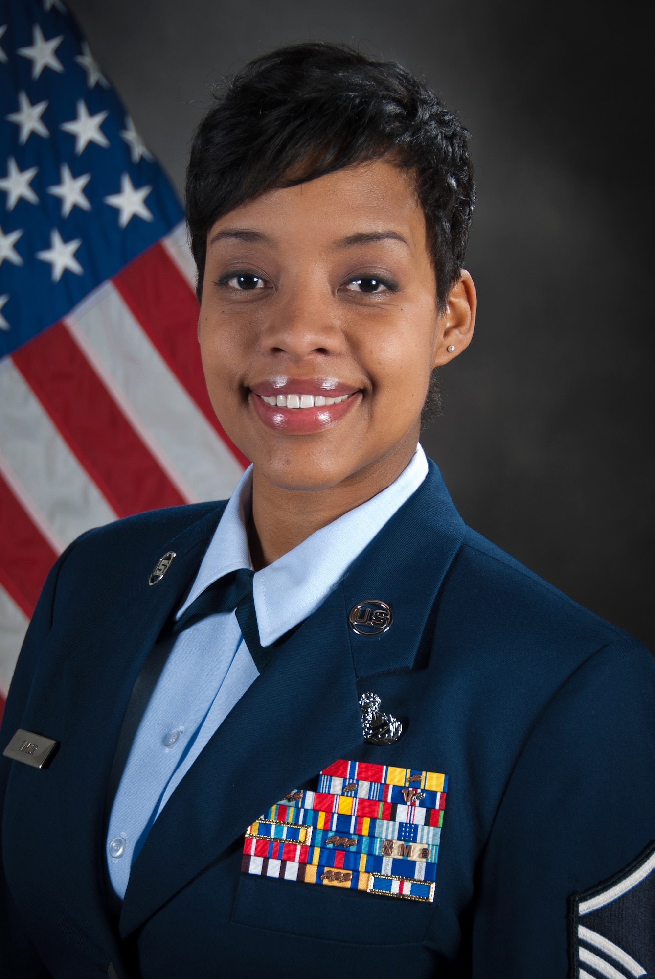 Master Sgt. Zakiya A. Taylor, the Kentucky Air National Guard’s Senior Non-Commissioned Officer of the Year for 2104, is a food service manager in the 123rd Force Support Squadron. During 2014, she served as an Army ROTC cadre leader in Burkina Faso, Africa, mentoring eight U.S. Army cadets while also teaching English and sharing cultural practices with Burkina Faso students at Namoano Georges Military Academy. (U.S. Air National Guard photo by Master Sgt. Philip Speck)