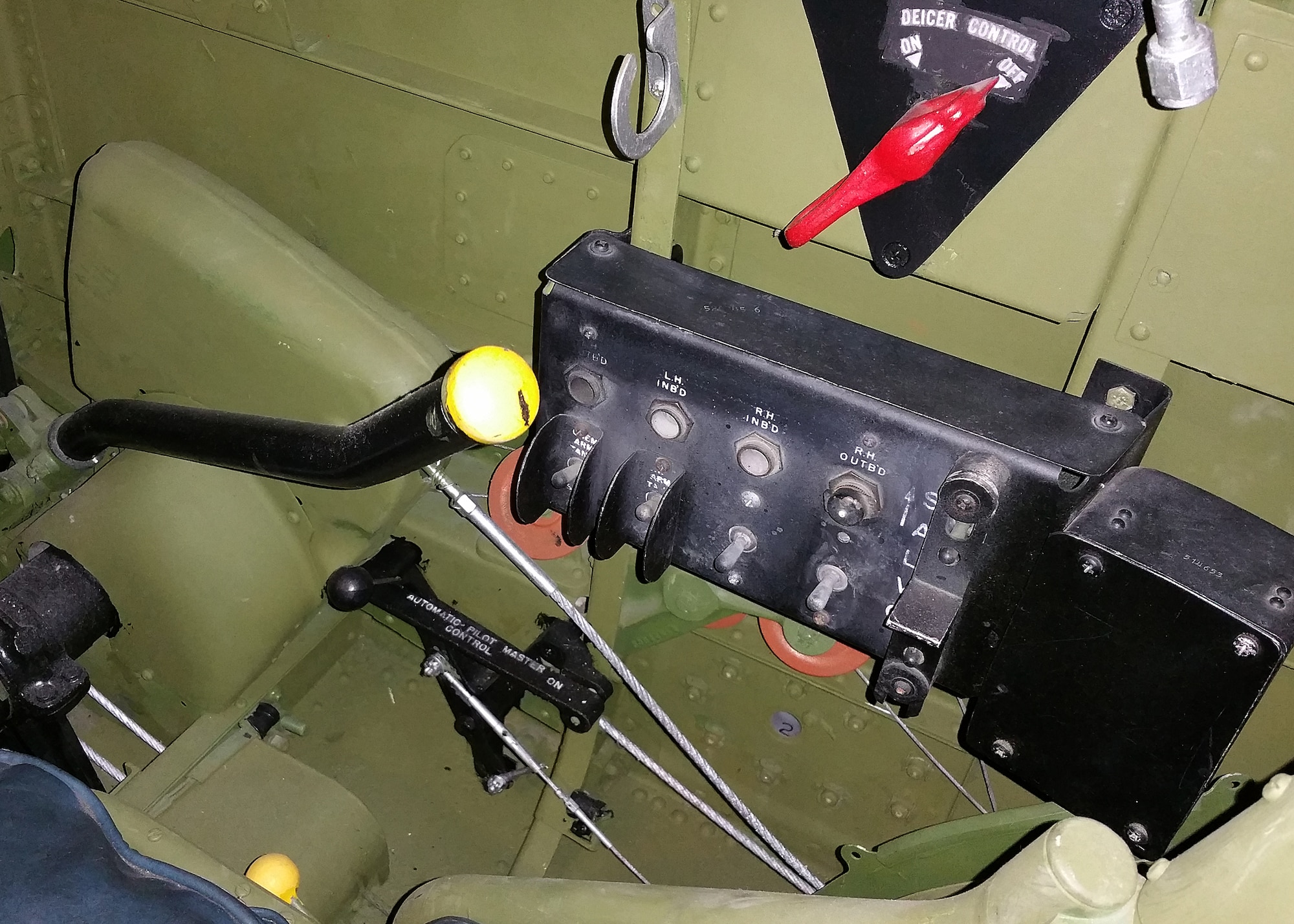 DAYTON, Ohio - Northrop P-61C cockpit in the WWII Gallery at the National Museum of the U.S. Air Force. (U.S. Air Force photo)