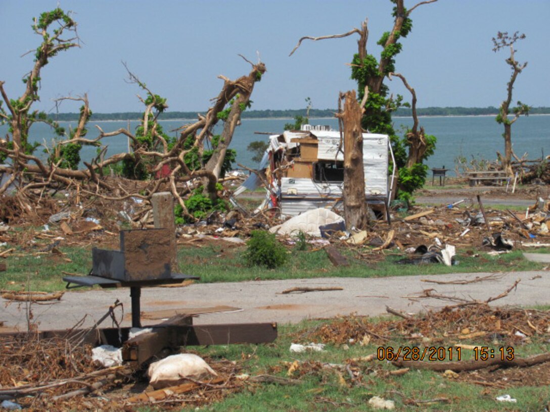 The Canadian "A" campground was destroyed by an EF 3 tornado that struck on May 25, 2011. All 77 campsites had to be rebuilt. The campground will be reopened March 25 at 3 p.m.