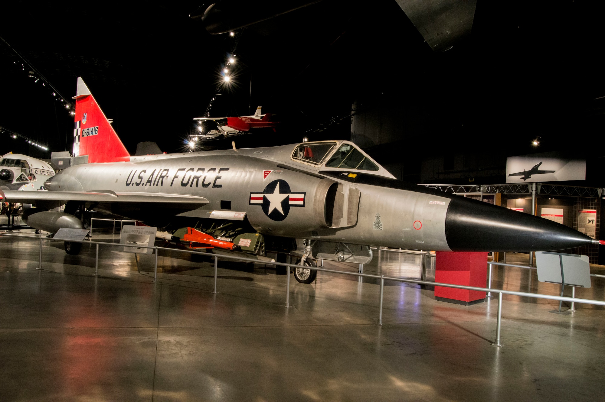 DAYTON, Ohio -- Convair F-102A Delta Dagger in the Cold War Gallery at the National Museum of the United States Air Force (U.S. Air Force photo)