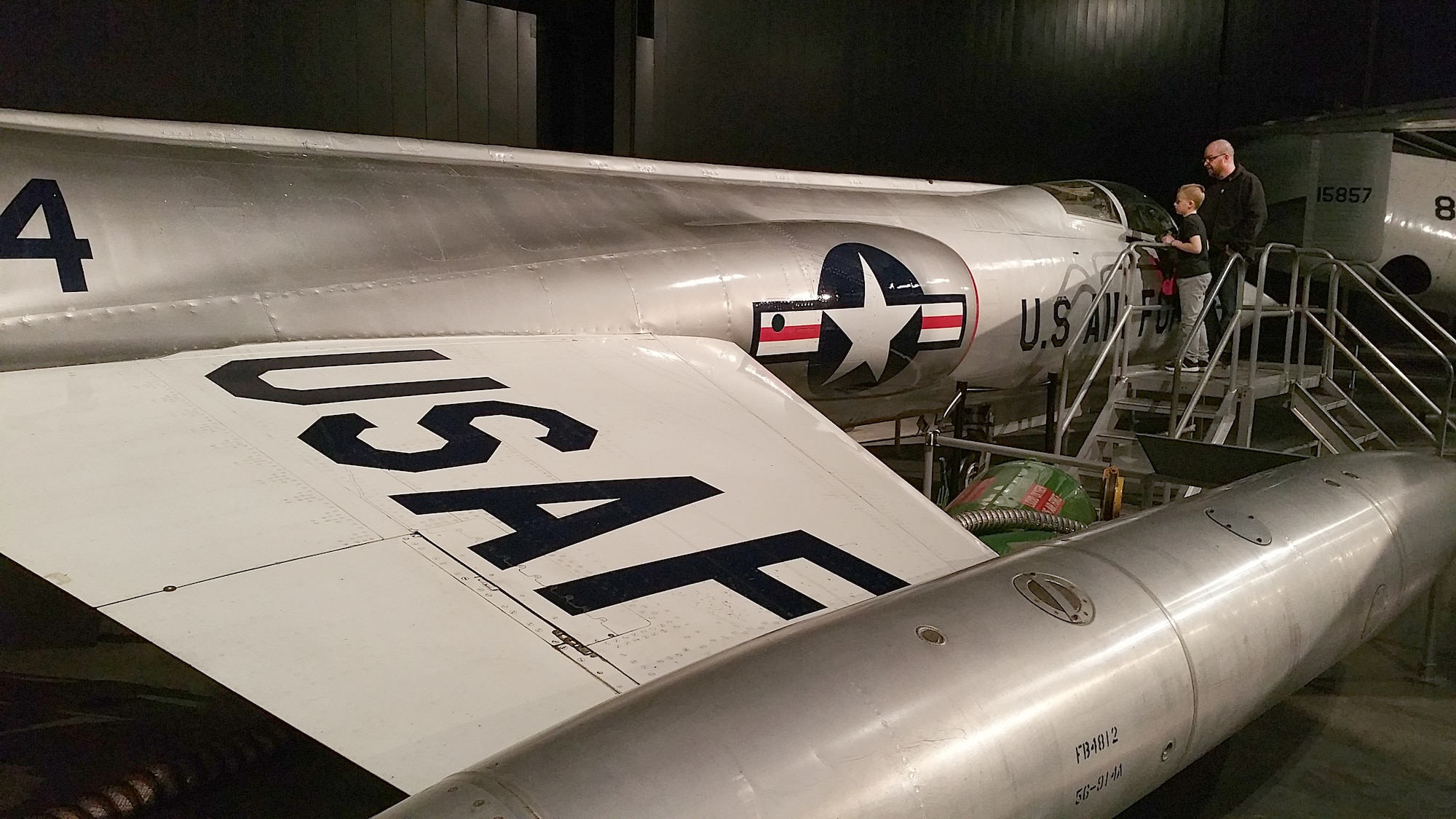 DAYTON, Ohio -- Lockheed F-104C Starfighter on display in the Cold War Gallery at the National Museum of the United States Air Force. (U.S. Air Force photo)
