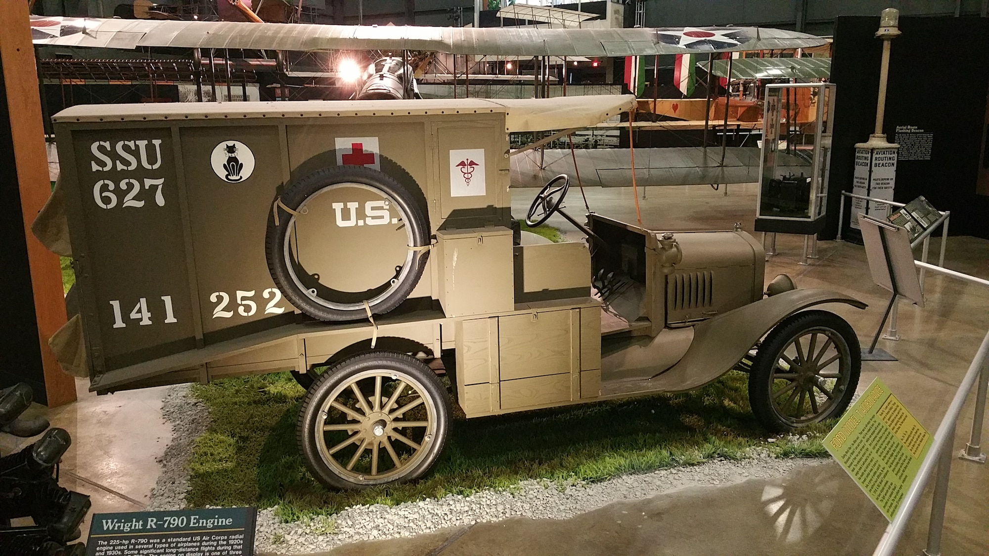 DAYTON, Ohio -- Ford Model T Ambulance on display in the Early Years Gallery at the National Museum of the United States Air Force. (U.S. Air Force photo)