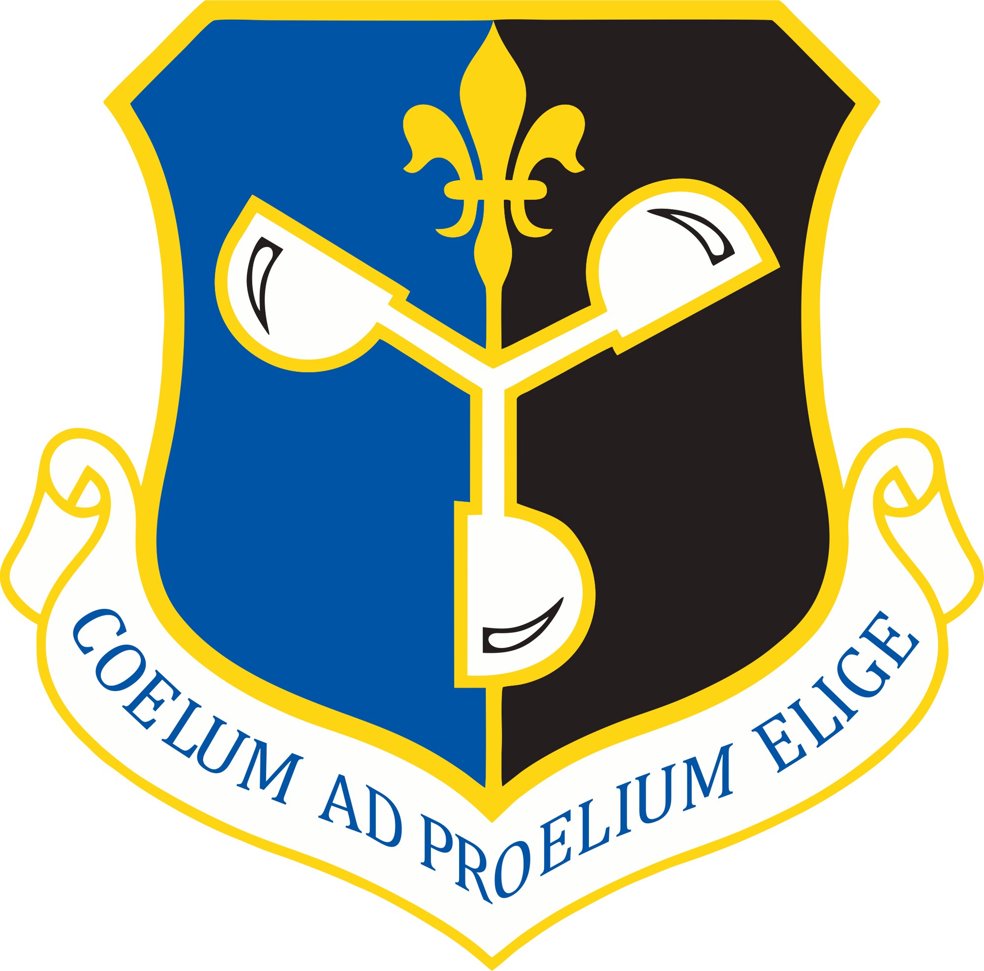 The Air Force Weather Agency will be officially re-designated as the 557th Weather Wing on March 27, 2015. The re-designated unit’s new shield looks the same as AFWA’s, but the verbiage at the bottom now reads, “Coelum Ad Prelium Elige,” which is Latin for, “Choose the Weather for Battle.”