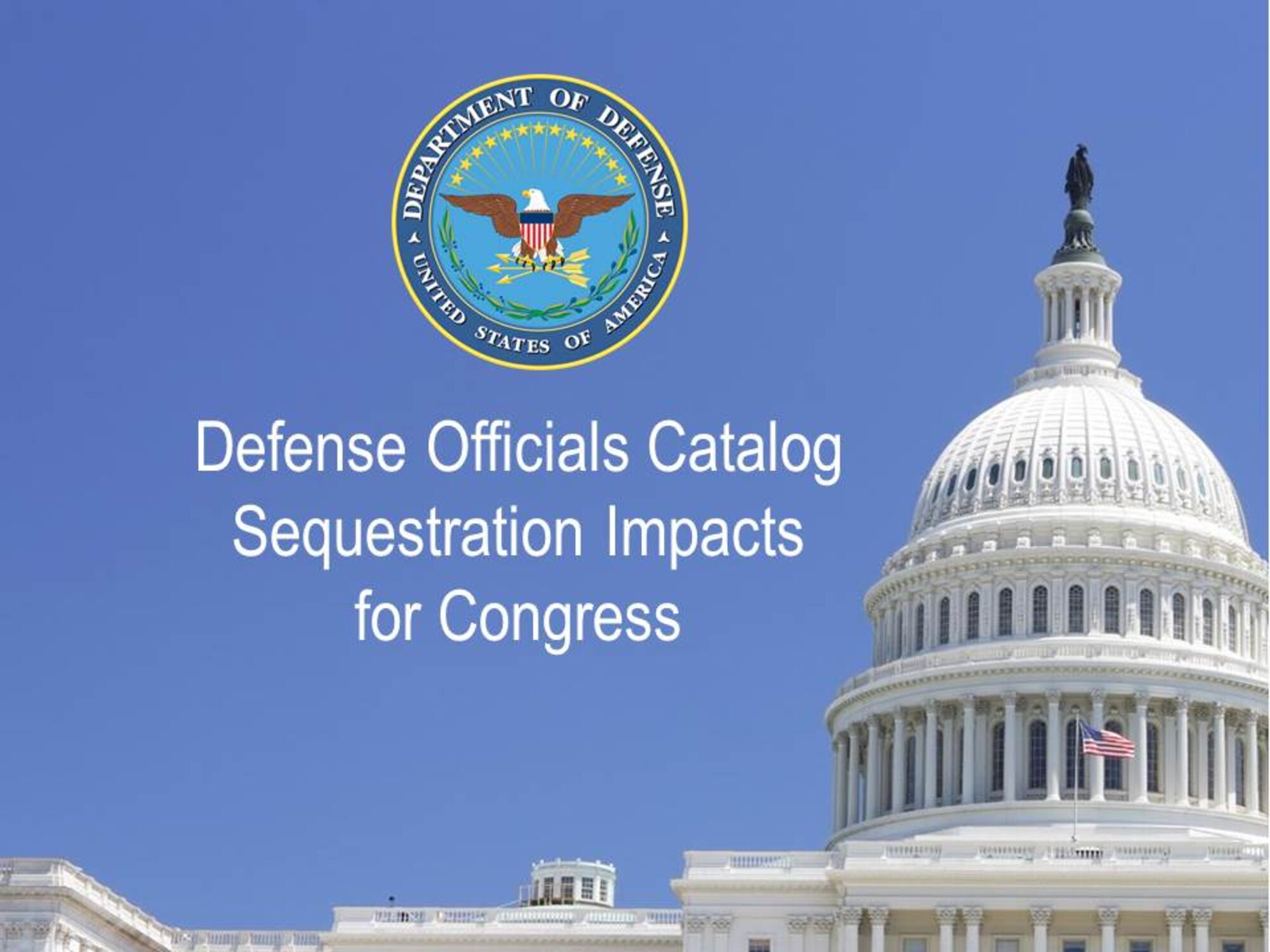The service secretaries and chiefs warned Congress March 17 of the dire effects a return to sequestration would have on security at home and around the world. During a hearing on the president's fiscal year 2016 defense budget request, Army Secretary John M. McHugh told members of the House Armed Services Committee that the department needs "results, not rhetoric."
