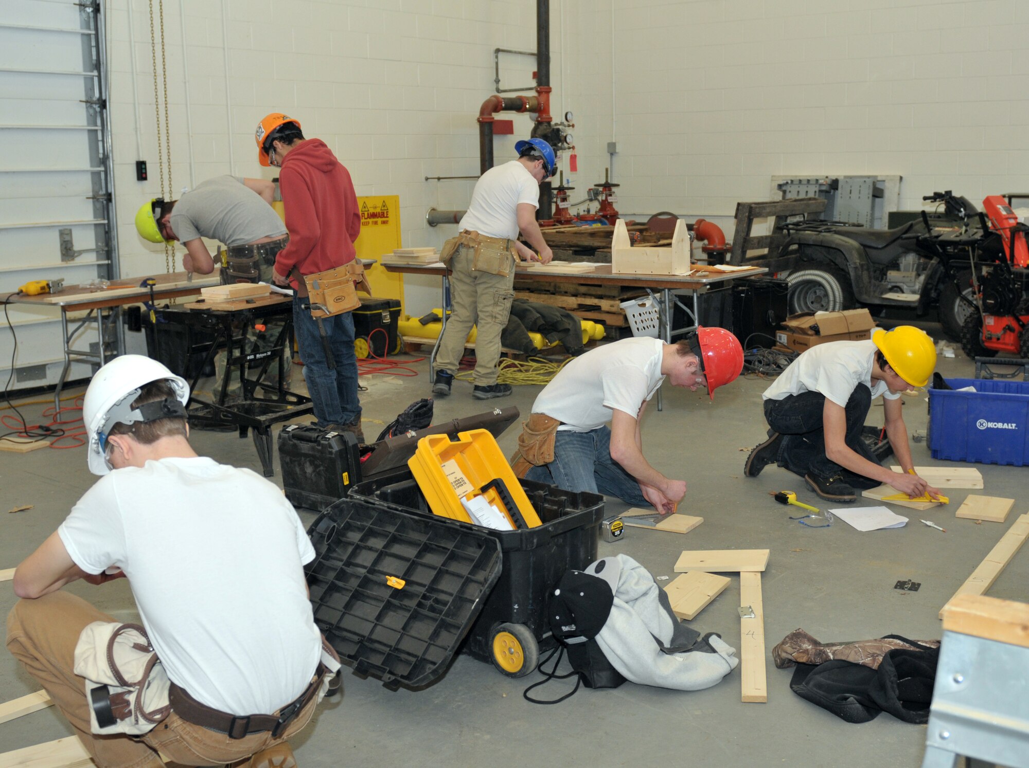 Students from Capital Region BOCES (Board of Cooperative Educational Services), Questar III, Washington-Saratoga-Warren-Hamilton-Essex BOCES and beyond were at Stratton Air National Guard Base, New York, on March 18 to compete in the regional SkillsUSA competition. The students tested their skills in carpentry, vehicle maintenance, heavy equipment operation, welding, nursing and more. They first took a written test on their general knowledge of their specialized subject, and then went on to the hands-on portion of the competition. (U.S. Air National Guard photo by Master Sgt. William Gizara/Released)


