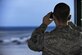 Staff Sgt. Jake Jensen, 4th Operations Support Squadron air traffic controller, monitors runway conditions March 9, 2015, at Seymour Johnson Air Force Base, North Carolina. Air traffic controllers not only monitor airspace, but also constantly watch for runway obstructions, communicate with flightline vehicles and coordinate with other air traffic controllers to provide real-time information to aircrews on takeoff or landing. (U.S. Air Force photo/Airman 1st Class Aaron J. Jenne)