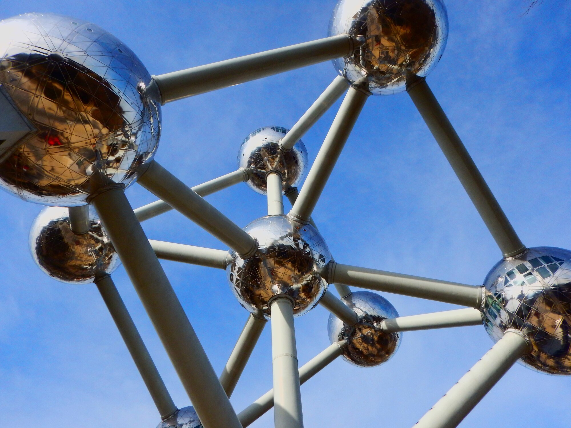 The museum called “the Atomium” can be found in Brussels, Belgium and is considered a symbol of the city. The museum is represents a magnified cell and stands more than 300 feet tall. (U.S. Air Force photo by Senior Airman Matthew Lotz/Released)
