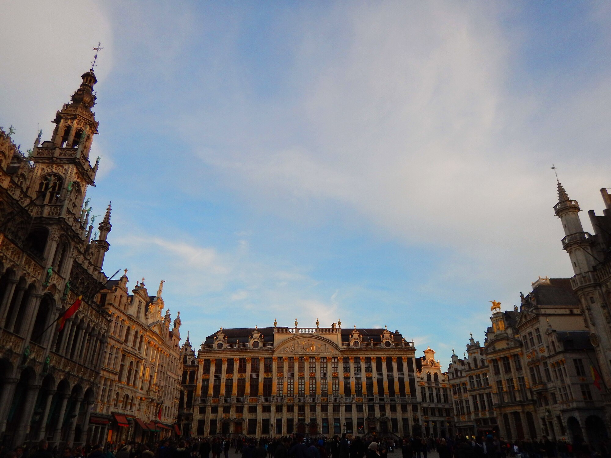 The Grand Place is the central square of Brussels, Belgium, where the city’s town hall and the Museum of the City of Brussels can be found. Every two years in August, several patterns and designs are created with begonia flowers to create a giant “flower carpet.” (U.S. Air Force photo by Senior Airman Matthew Lotz/Released)