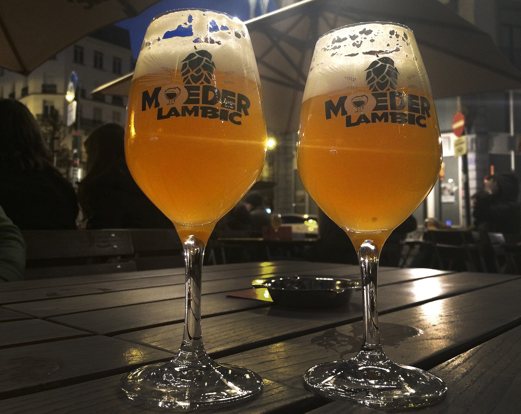 Lambic beer is traditionally brewed southwest of Brussels and can be frequently found throughout Belgium. Lambic’s Belgian-fruit beers, which incorporate flavors such as Kriek, framboise and frambozen, are popular throughout the country. (U.S. Air Force photo by Senior Airman Matthew Lotz/Released)