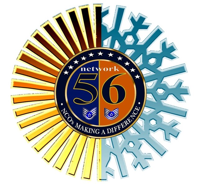 Network 5/6  logo in RGB color. Commercial reproduction of this emblem is NOT permitted without the permission of the proponent organization and or head of Network 5/6. The "network" is a non-profit, professional military organization on Grand Forks Air Force Base, N.D. Its membership is made up primarily by enlisted service members in the pay grades of E-5 to E-6. Air Force Instruction 36-2618, The Air Force Enlisted Force Structure Section 4.1.12 states enlisted Airmen are to, "promote esprit de corps and foster good community relations by actively participating in and supporting professional organizations as well as unit, base, and Air Force events. Also encourage subordinates to do the same." (Graphic by Staff Sgt. Luis Loza Gutierrez)
