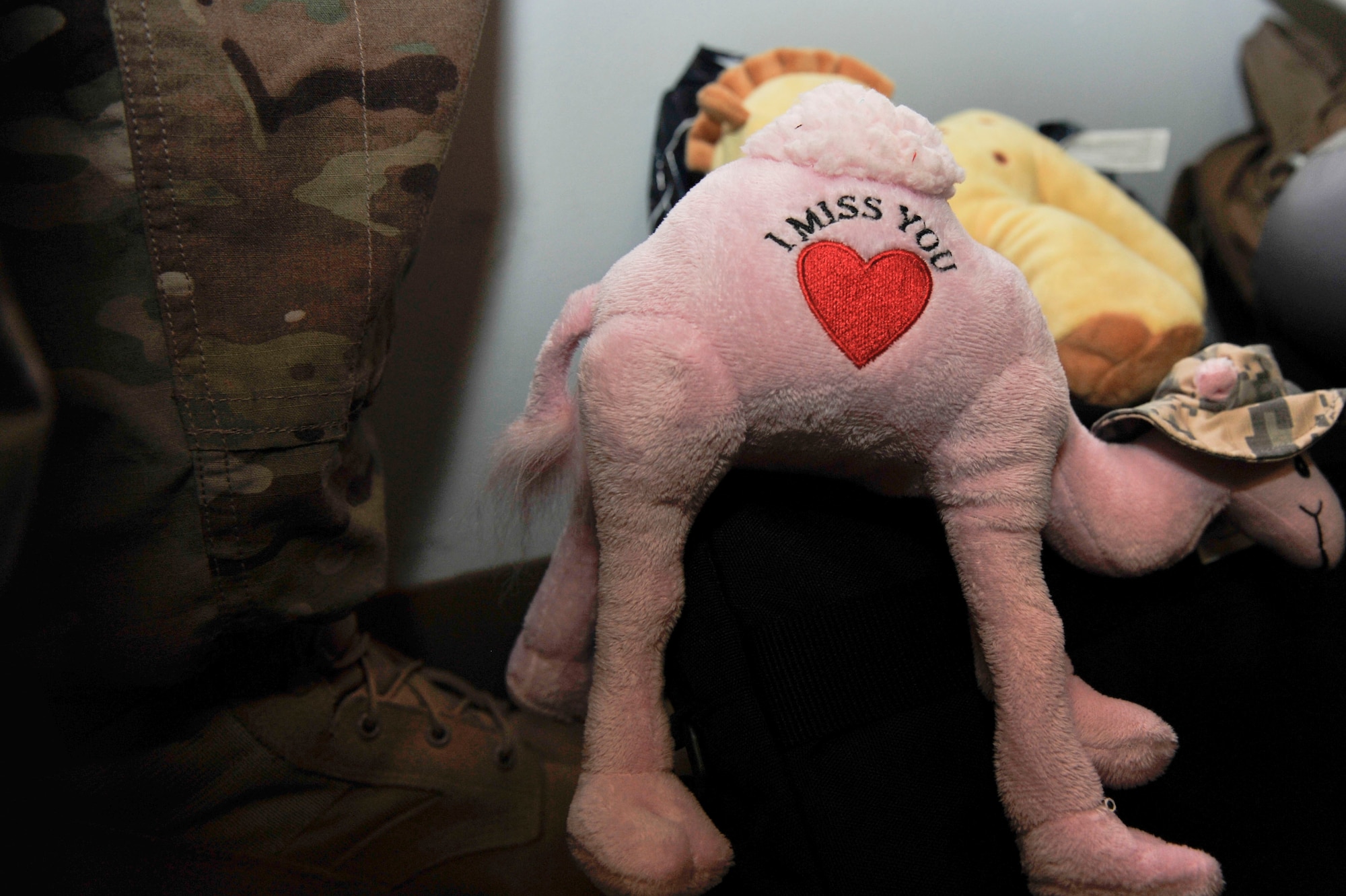 Approximately 100 Team Little Rock Airmen returned from deployment March 14, 2015. Airmen left loved ones for more than six months in support of the Combat Airlift mission downrange. (U.S. Air Force photo by Senior Airman Regina Edwards)
