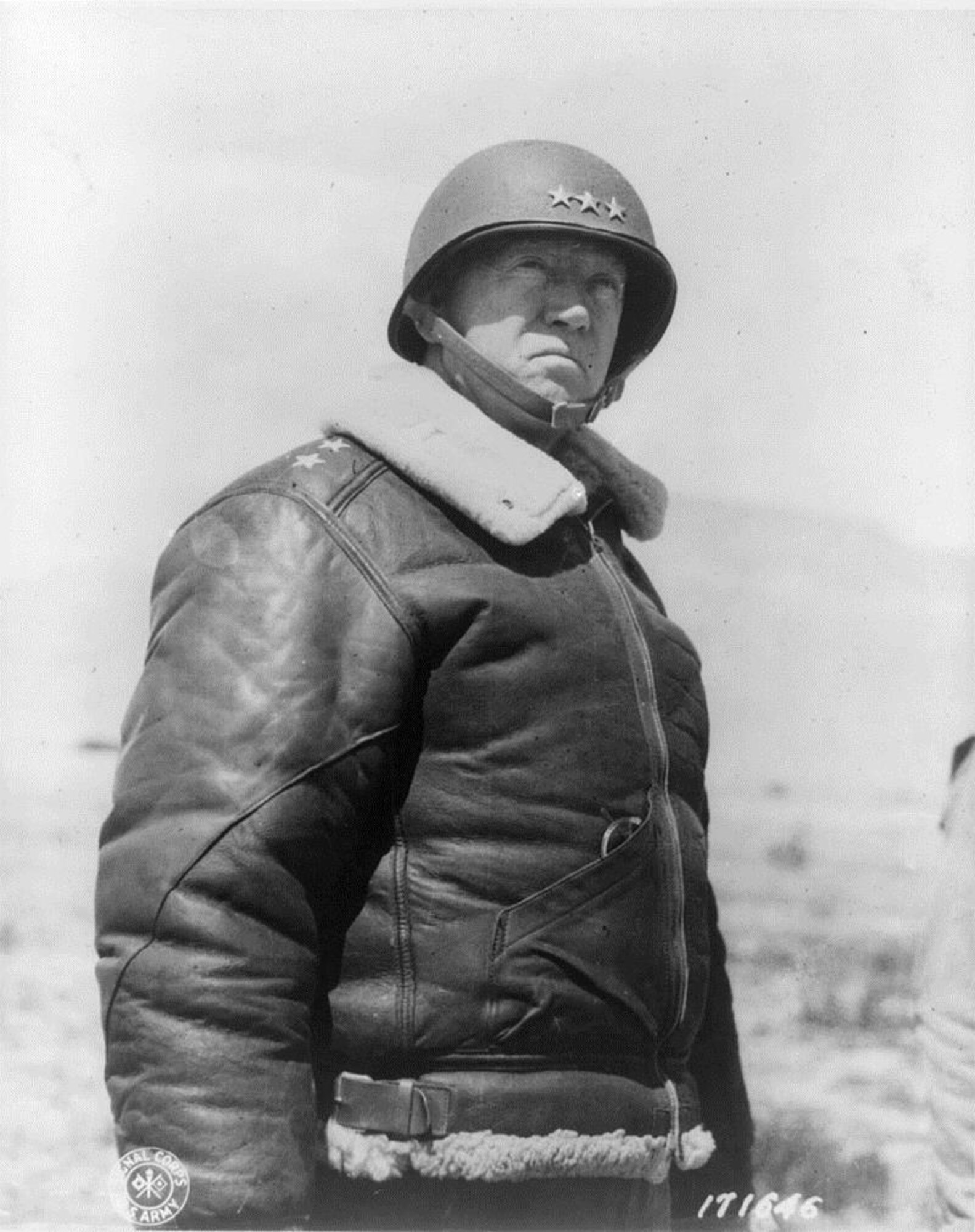 Lieutenant General George S. Patton, Jr., US Army, commanded Third Army in the breakout from Normandy, across France and into Germany in 1944-1945.  (US Army)