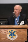 Retired Air Force Brig. Gen. Jon Reynolds, former Vietnam War POW, speaks about his experiences in captivity March 20 at the 18th Annual POW/MIA Symposium, hosted by the 560th Flying Training Squadron at the Joint Base San Antonio-Randolph Fleenor Auditorium. Reynolds became a POW when his aircraft was shot down during a flying mission near Yen Bai, North Vietnam, Nov. 28, 1965. Nearly eight years later, he was released Feb. 12, 1973. The annual Freedom Flyer Reunion tradition began when members of the 560th FTS were given the task to retrain more than 150 POWs returning to flying status toward the end of American involvement in the Vietnam War. (U.S. Air Force photo by Johnny Saldivar)