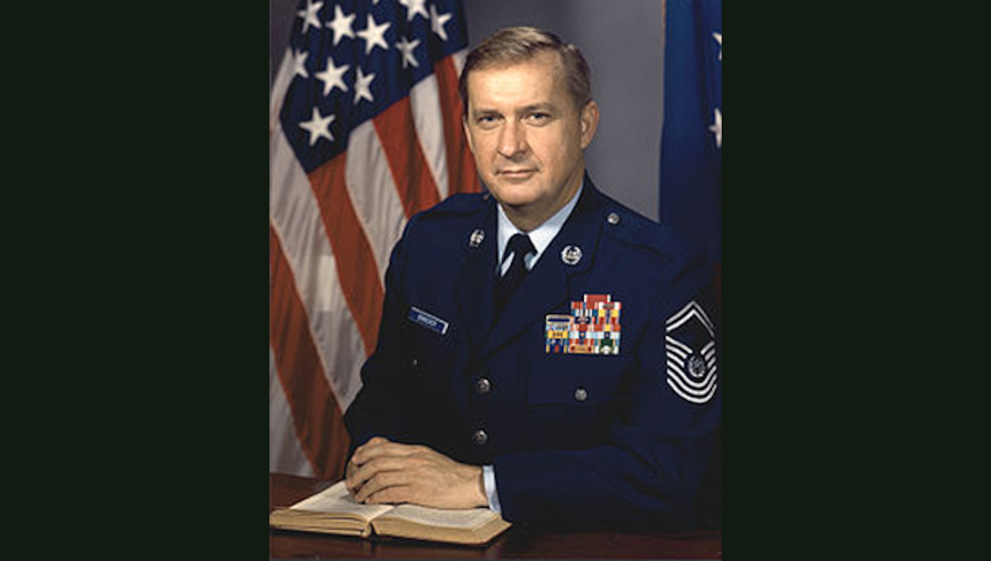 Ninth Chief Master Sgt. of the Air Force James C. Binnicker official photo (U.S. Air Force file photo)