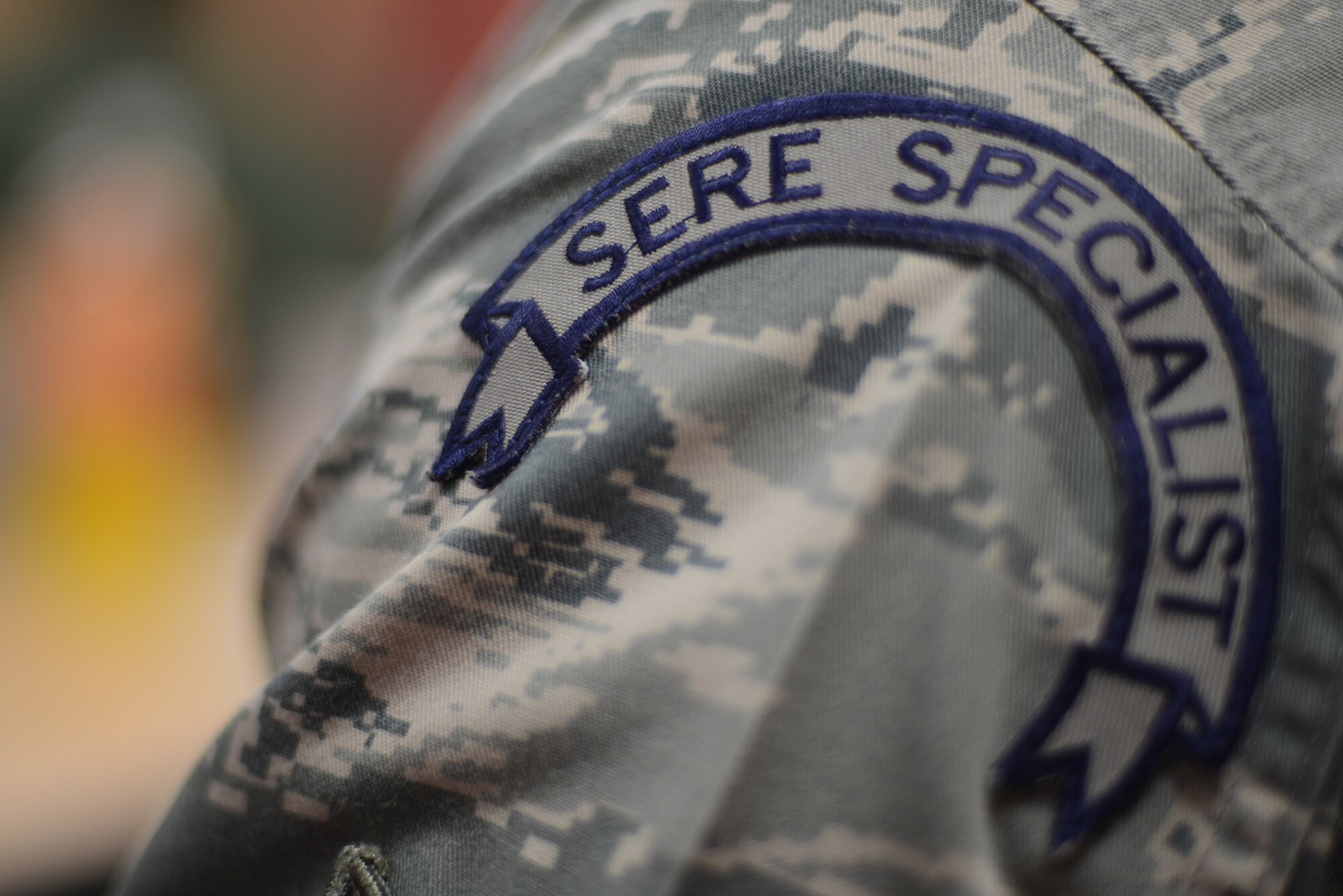 Staff Sgt. Robert Rogers, 374th Operations Support Squadron survival evasion resistance and escape training NCO in charge, attends a search and rescue conference at Iruma Air Base, Japan, March 12, 2015. The conference highlighted SAR capabilities of the U.S. Air Force and the Japan Air Self-Defense Force. (U.S. Air Force photo by Airman 1st Class David C. Danford/Released)