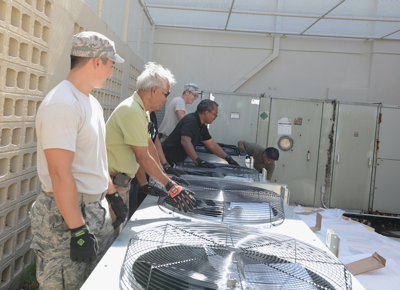 HVAC works toward keeping Airmen cool and comfortable > Andersen Air