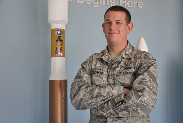 Second Lt. Benjamin Deschane, 5th Space Launch Squadron ordnance engineer for the Atlas V rocket program, assigned to Patrick Air Force Base, Fla., witnessed a car accident and pulled over to help a car accident victim, Aug. 8, 2014, while en route to Orlando, Florida. (U.S. Air Force photo/Heidi Hunt) (Released)