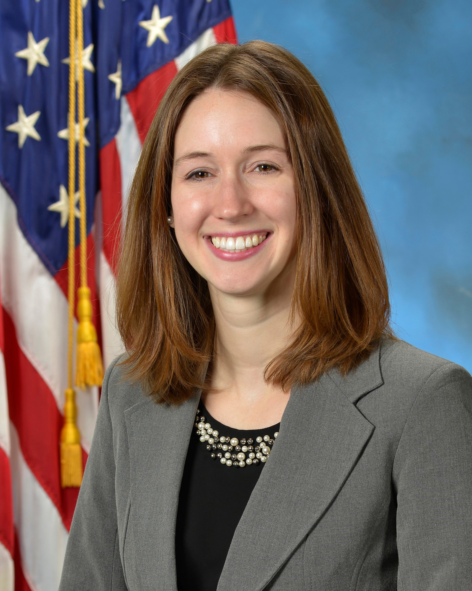 Kasie Moriarty, Air Force Life Cycle Management Center Landing Systems Branch program manager, was named the Distinguished Young AFCEAN at an Armed Forces Communications and Electronics Association international conference held in San Diego, Calif., last month. Moriarty received the award for her outstanding contributions to AFCEA’s Lexington-Concord Chapter. (U.S. Air Force photo by Linda LaBonte Britt)

