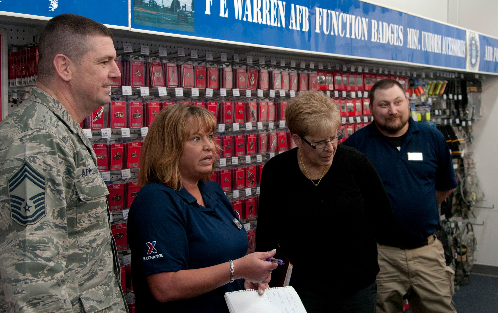 AAFES senior enlisted advisor visits Warren > F.E. Warren Air Force
