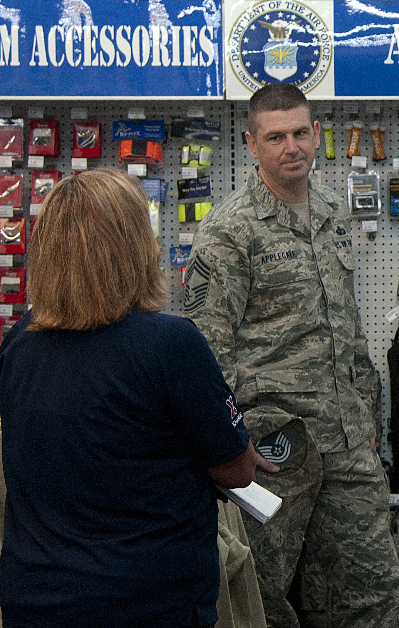 Aafes Senior Enlisted Advisor Visits Warren F E Warren Air