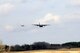 Aiming High, Airmen of the North Carolina Air National Guard, 145th Airlift Wing and 156th Airlift Squadron, remain mission ready as they achieve proficiency and currency training by flying maneuvers, airdrops and “Touch and Go’s” on the runways between the 145th Civil Engineer Squadron-Regional Training Site and the North Carolina Air National Guard Combat Operations Group based in New London, N.C. March 4, 2015. (U.S. Air National Guard photo by Master Sgt. Patricia F. Moran, 145th Public Affairs/Released)