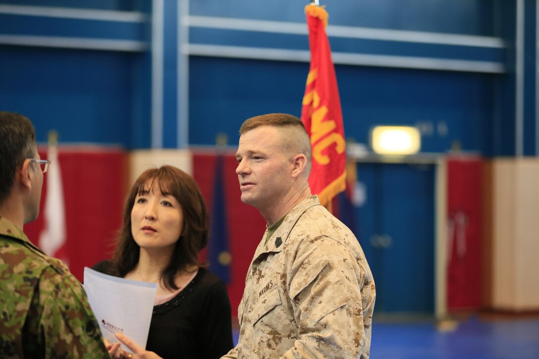 SGTMAJ Ferral assumes his position as Combined Arms Training Center SGTMAJ. 