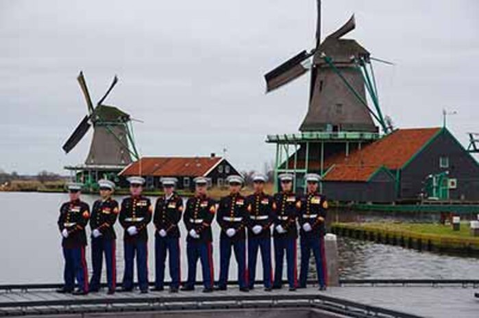 In the pictures from left to right:

-Cpl Card, Sgt Ramos, Sgt McDonald, Sgt Stinson, Sgt Schaaf, Sgt Caskey, Sgt Kholeydubose, Sgt Brannick, SSgt Giossi.

