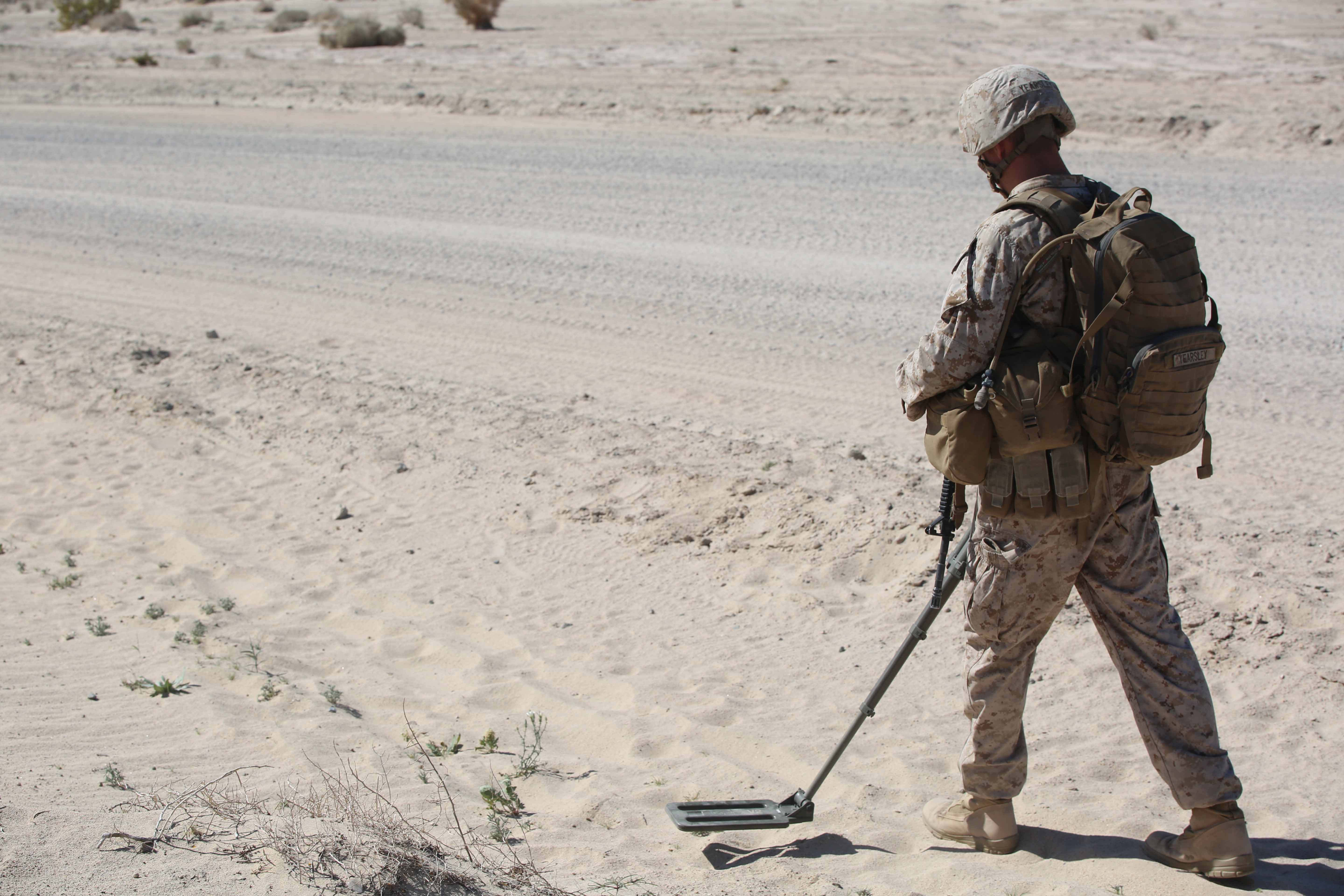 Integrated Task Force Engineer Platoon sets charges for ...