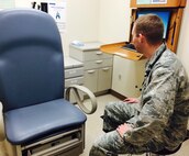 Dr. Peterson waits in an exam room hoping his next appointment isn't a no-show.
